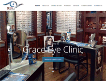 Tablet Screenshot of graceeyeclinic.com